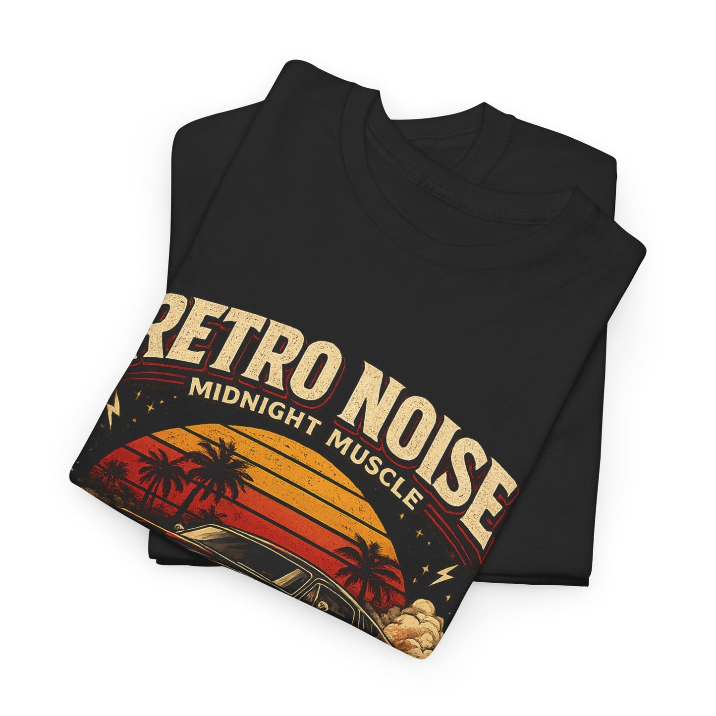 Retro Noise "Midnight Muscle" Vintage Muscle Car Tee