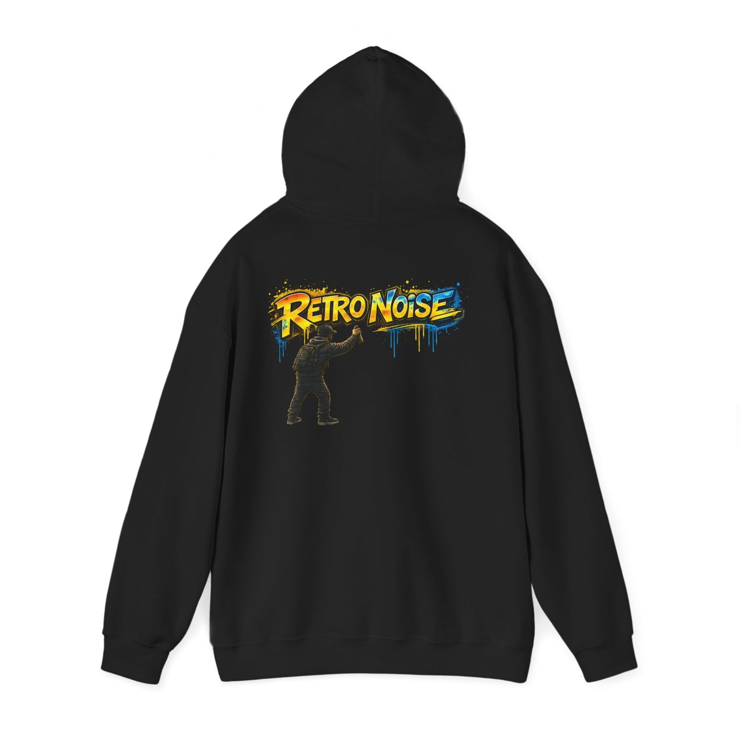 RetroNoise Graffiti Logo Hoodie | Retro gaming, street art style