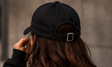 Retro Noise Low Profile Baseball Cap — Vintage Distressed Logo Hat
