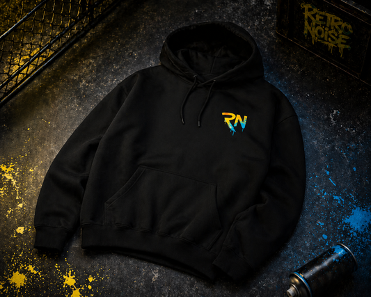 RetroNoise Graffiti Logo Hoodie | Retro gaming, street art style