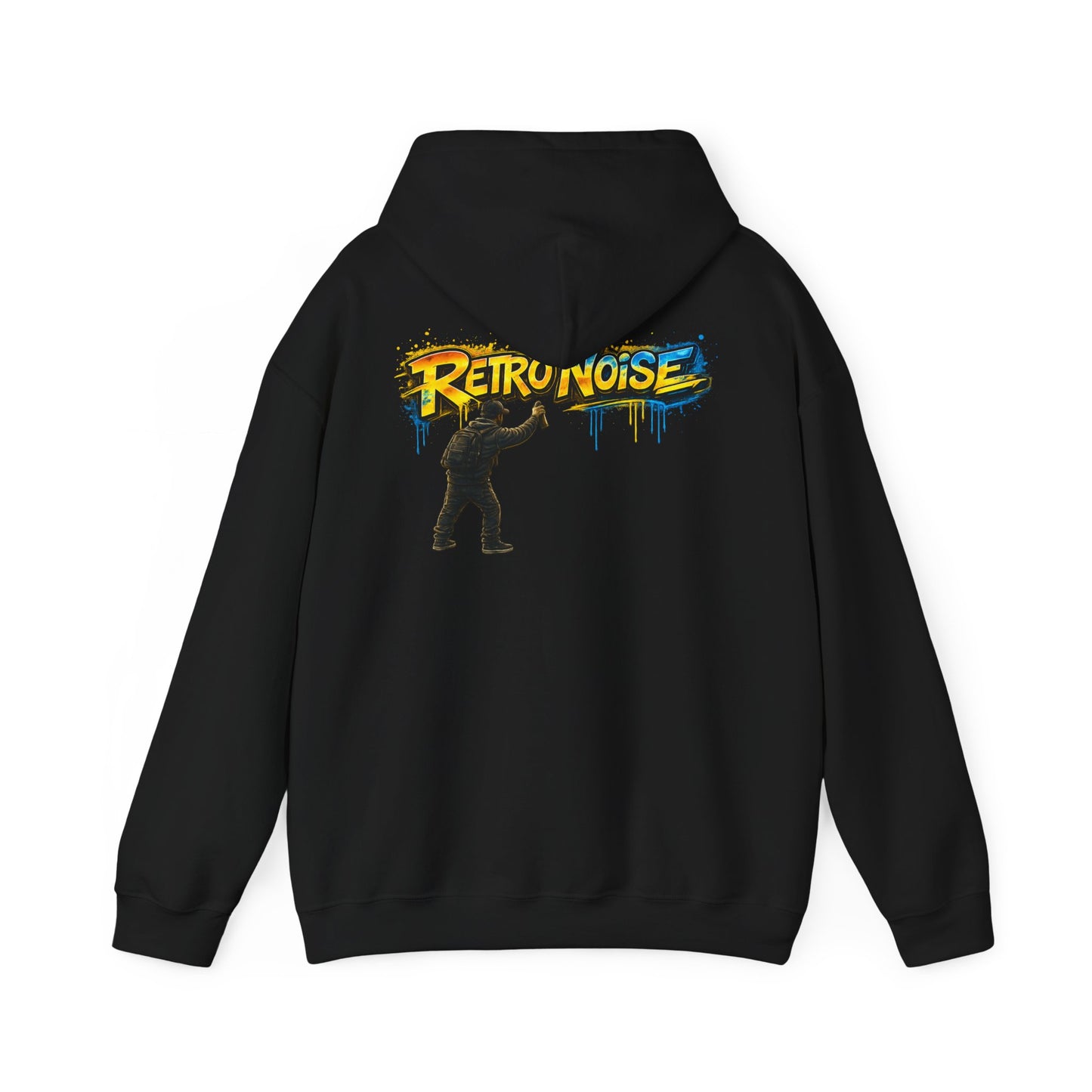 RetroNoise Graffiti Logo Hoodie | Retro gaming, street art style
