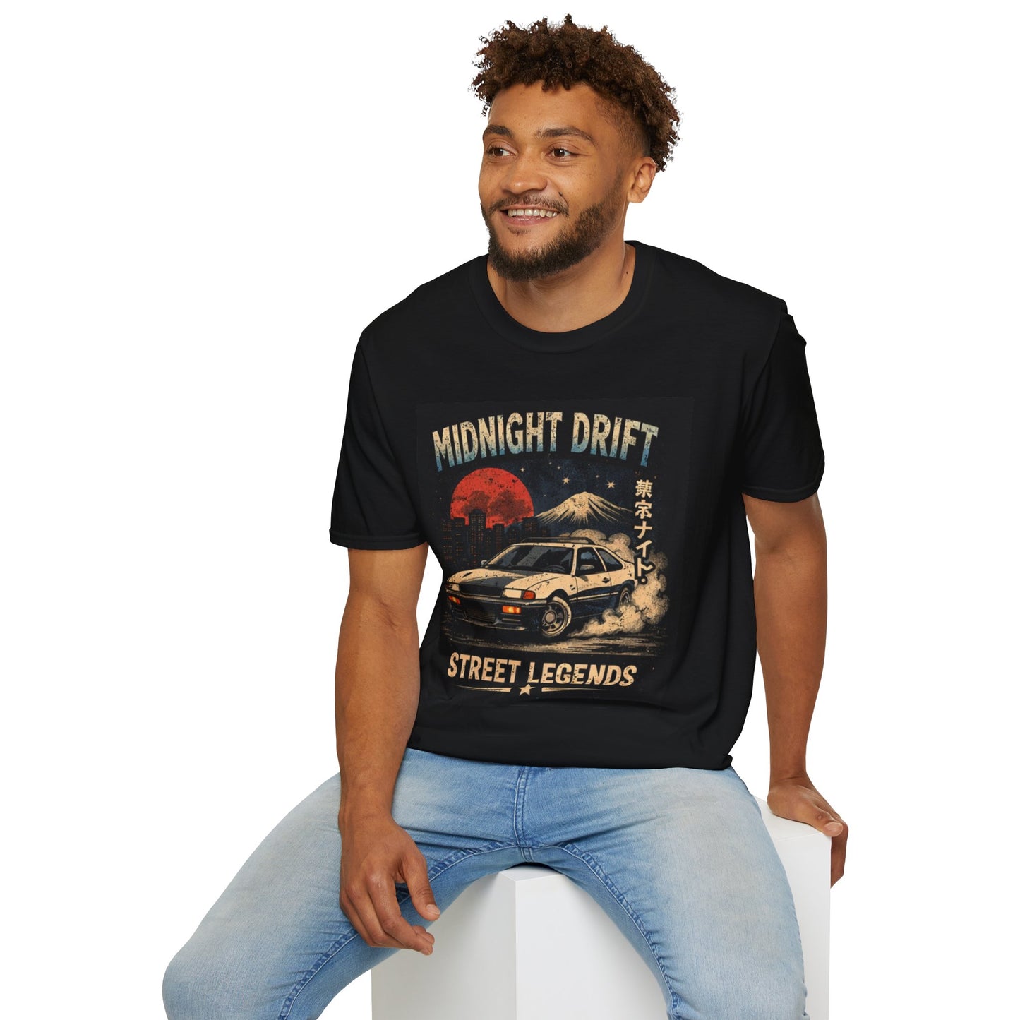 Midnight Drift Street Legends T-Shirt — JDM Retro Car Racing Tee