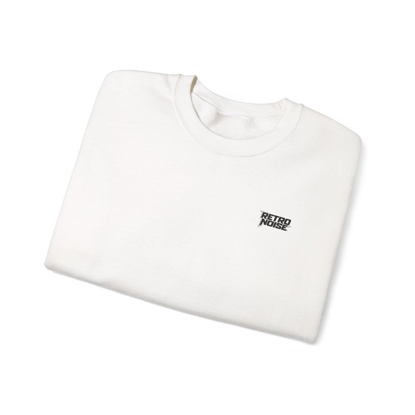 Chaos Graphic Sweatshirt — Bold Distressed Back Print Crewneck