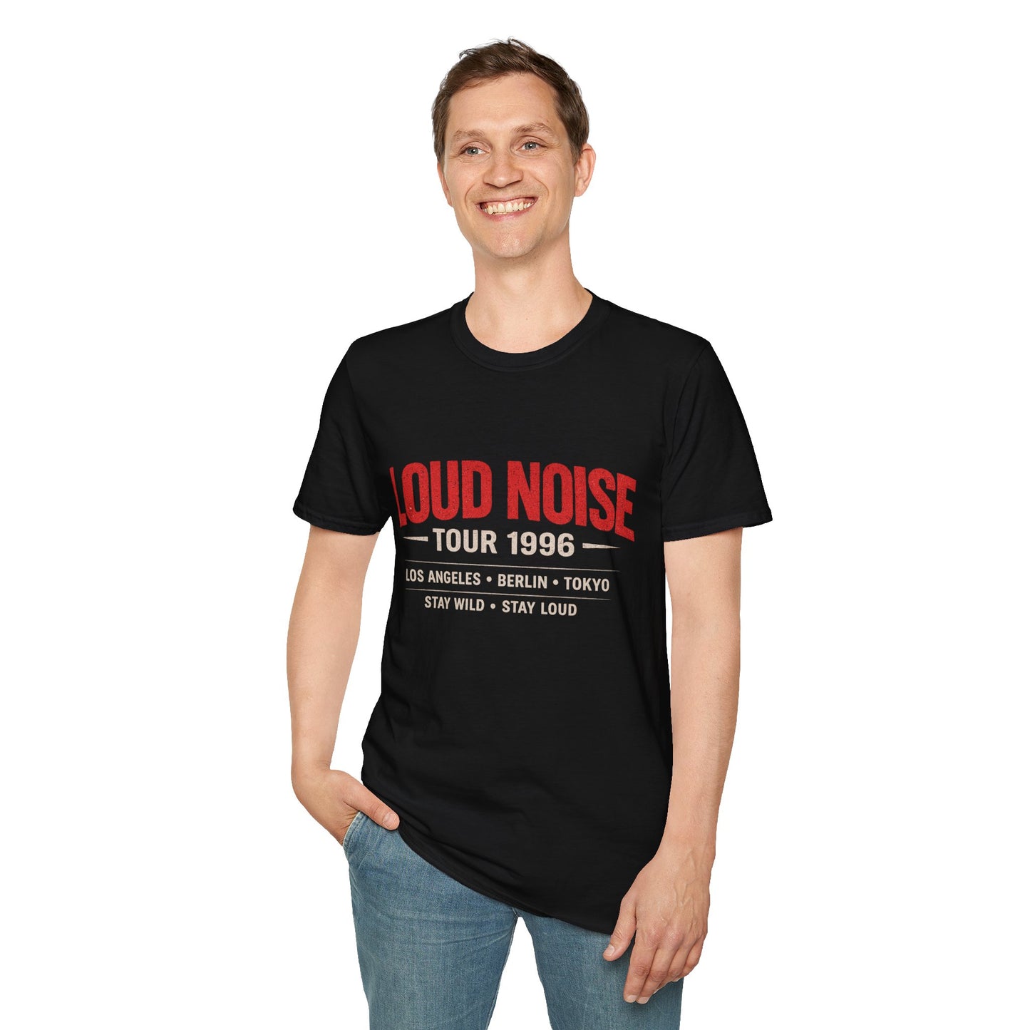 Vintage Rock Tour T-Shirt – Distressed Streetwear Graphic Tee