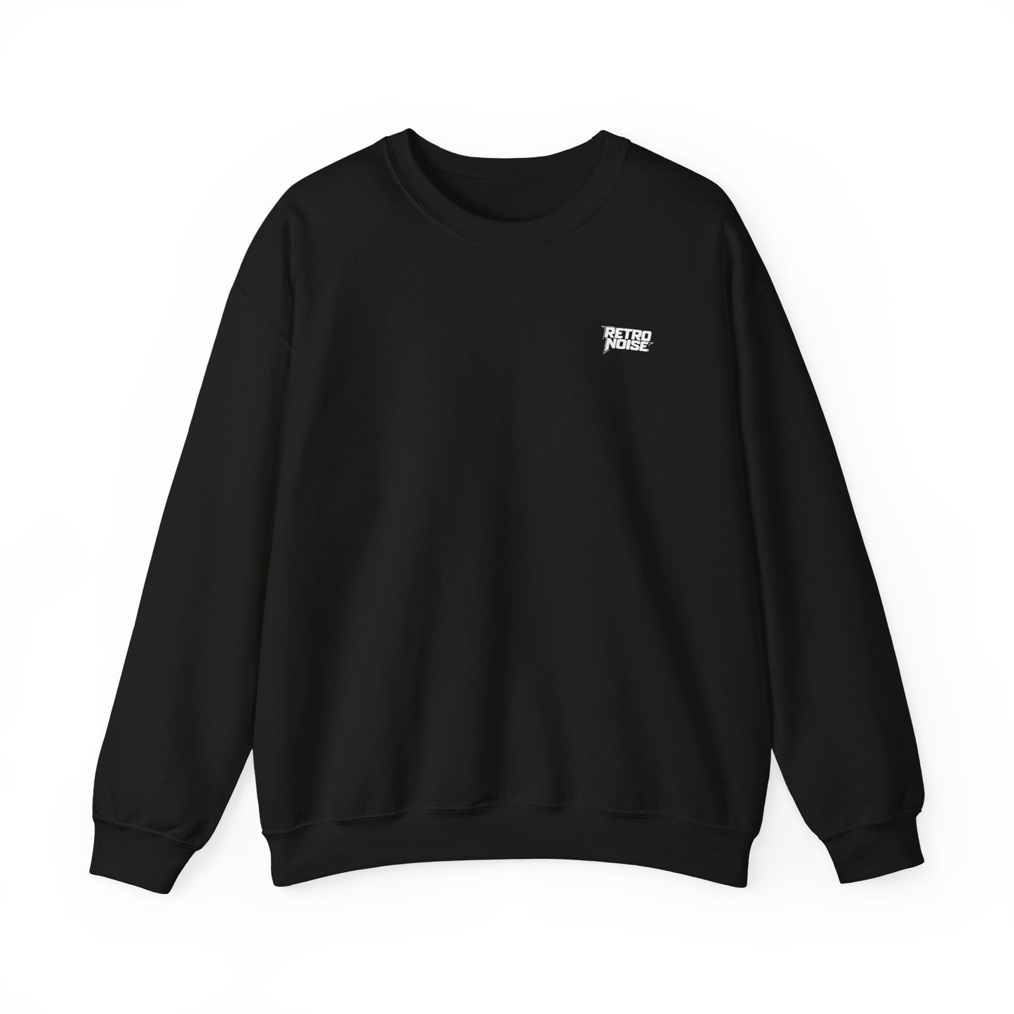 Chaos Graphic Sweatshirt — Bold Distressed Back Print Crewneck